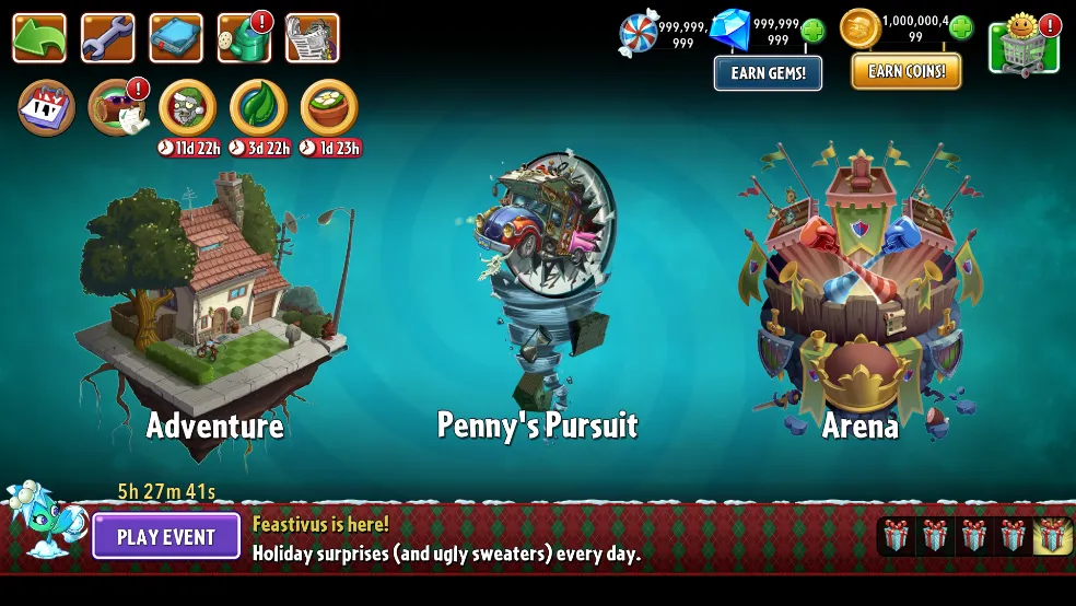 plantsvszombies2(ֲ���ս��ʬ��Ϸ)v9.9.9 �ٷ������ͼ