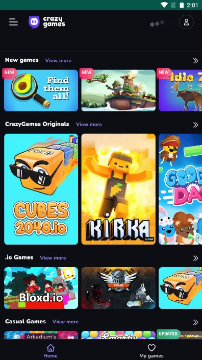 CrazyGames��׿���ֻ���v1.4 �ֻ����ͼ